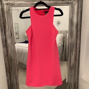 Aqua hot pink dress